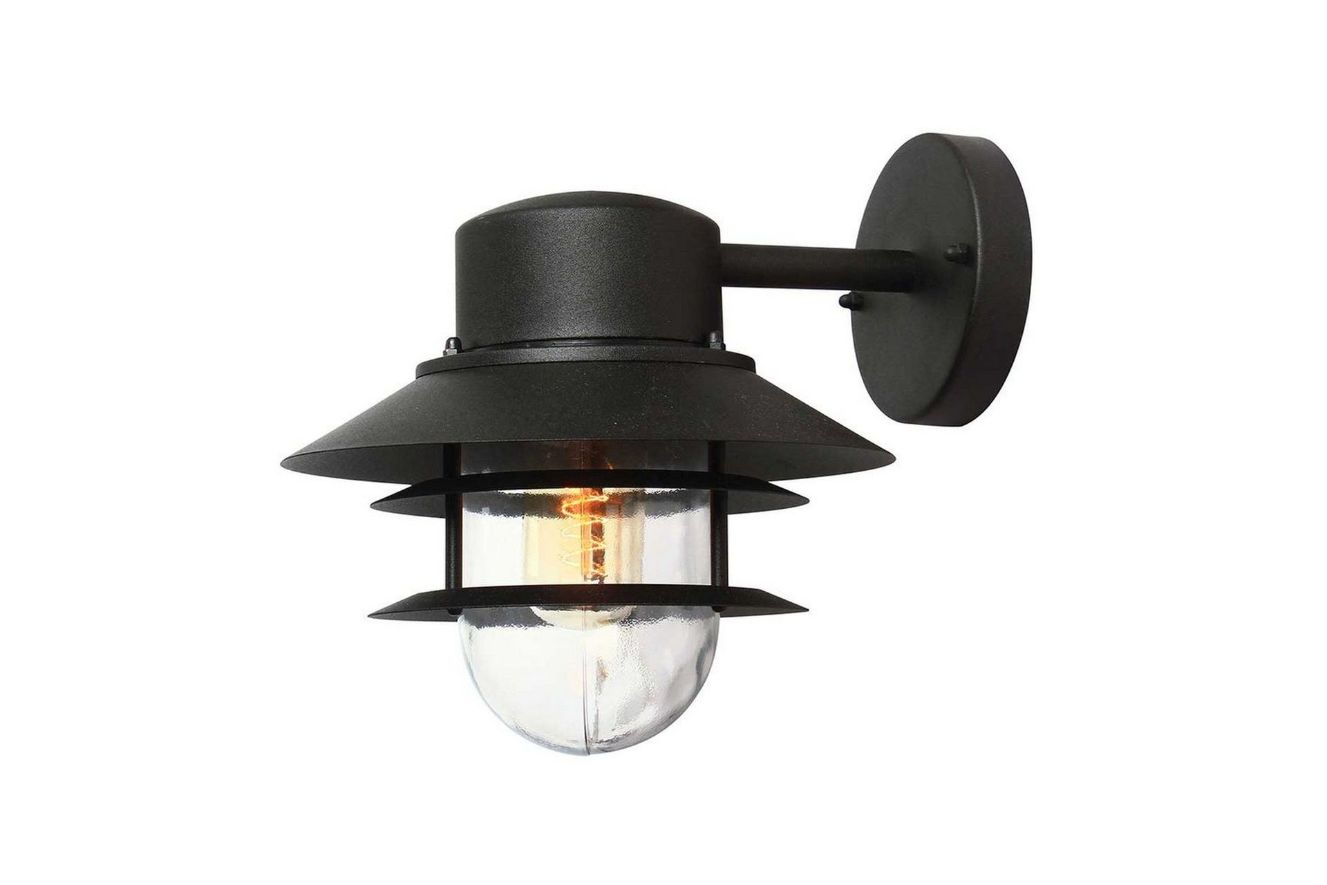 Köpenhamn Elstead Lighting Vägglampa utomhus - Black