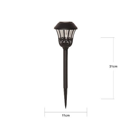 Lace 4 pack Solcellspollare 31 cm - svart - Belysning - Utelampor & utomhusbelysning - Pollare
