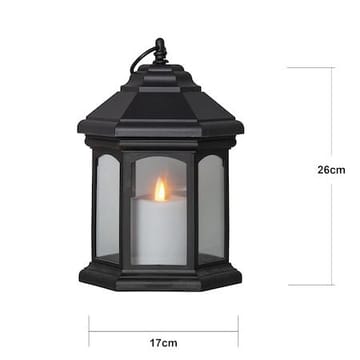 Linta Lykta 17 cm - svart - Belysning - Utelampor & utomhusbelysning - Bordslampa utomhus
