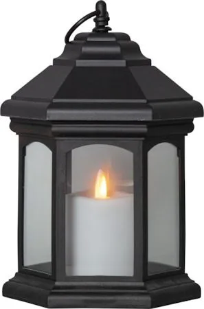 Linta Lykta 17 cm, svart