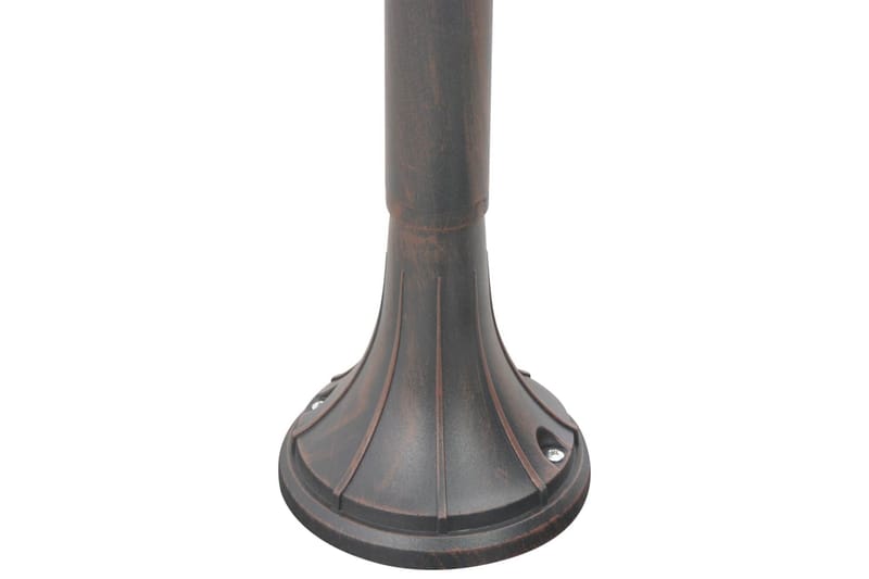 Lyktstolpe för trädgård E27 120 cm aluminium brons - be Basic - Stolplykta & grindlykta