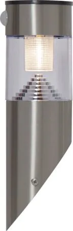 Marbella Solcellsvägglykta 9 cm, Silver