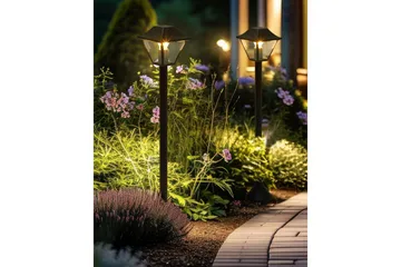 Montegosa Polletlampa 94 cm E27 - Svart - Belysning - Utelampor & utomhusbelysning - Pollare