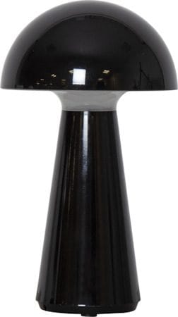 Mushroom Bordslampa 16 cm - blank svart - Belysning - Utelampor & utomhusbelysning - Bordslampa utomhus