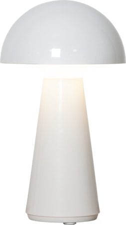Mushroom Bordslampa 16 cm - vit - Belysning - Utelampor & utomhusbelysning - Bordslampa utomhus