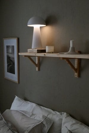 Mushroom Bordslampa 16 cm - vit - Belysning - Utelampor & utomhusbelysning - Bordslampa utomhus
