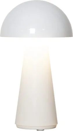 Mushroom Bordslampa 16 cm, vit