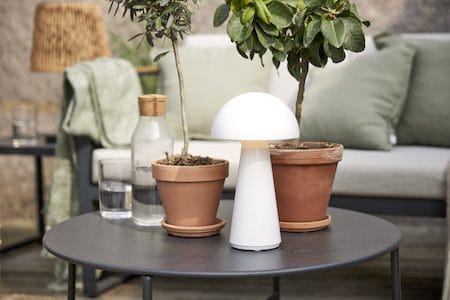 Mushroom Bordslampa 16 cm - vit - Belysning - Utelampor & utomhusbelysning - Bordslampa utomhus