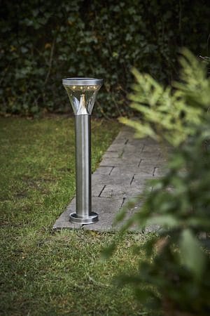 Narona Solcellspollare 50 cm - silver - Belysning - Utelampor & utomhusbelysning - Pollare