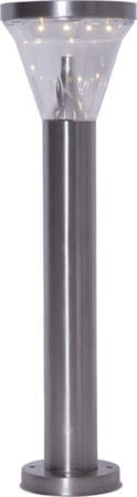 Narona Solcellspollare 50 cm - silver - Belysning - Utelampor & utomhusbelysning - Pollare
