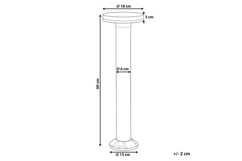 Naxel LED Solcellsbelysning 60 cm - Svart - Belysning - Utelampor & utomhusbelysning - Solcellsbelysning