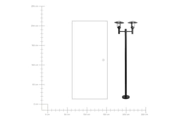 Palaia Lyktstolpe 200 cm - Svart - Belysning - Utelampor & utomhusbelysning - Stolplykta & grindlykta