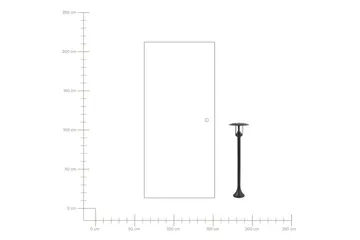 Palaia Polletlampa 98 cm E27 - Svart - Belysning - Utelampor & utomhusbelysning - Pollare