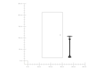 Palaia Polletlampa 98 cm E27 - Svart - Belysning - Utelampor & utomhusbelysning - Pollare
