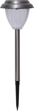 Palma 4 pack Solcellspollare 28 cm - silver - Belysning - Utelampor & utomhusbelysning - Pollare