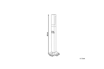 Phaedra LED Polletlampa 60 cm - Svart - Belysning - Utelampor & utomhusbelysning - Pollare