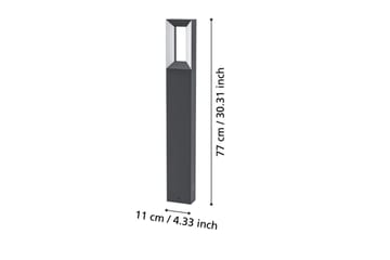 Pollare Eglo Riforano 770 mm - Svart/Vit - Belysning - Utelampor & utomhusbelysning - Pollare