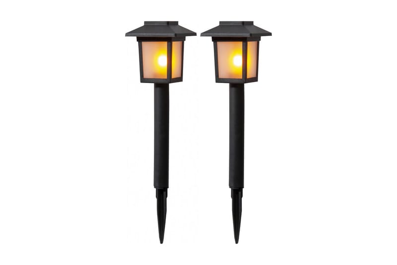 Solcellspollare Flame Mini 2-pack - Star Trading - Pollare