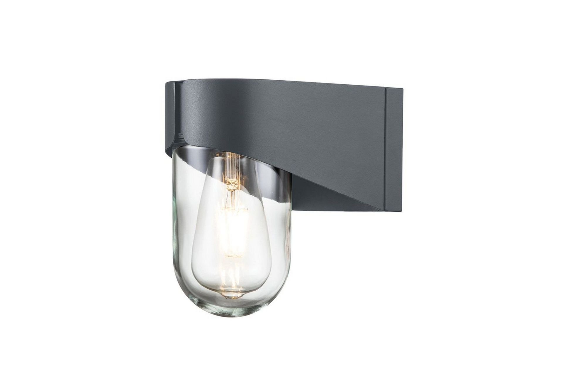 Porto Elstead Lighting Vägglampa utomhus - Grey
