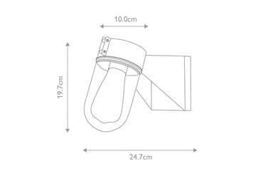 Portofino Elstead Lighting Vägglampa utomhus - Grey - Belysning - Utelampor & utomhusbelysning - Fasadbelysning & vägglyktor