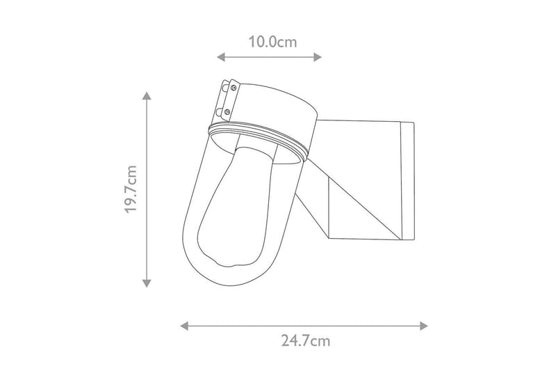 Portofino Elstead Lighting Vägglampa utomhus - Grey - Belysning - Utelampor & utomhusbelysning - Fasadbelysning & vägglyktor