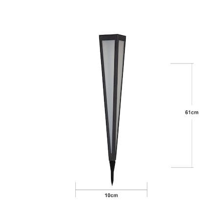 Pyramis Solcellspollare 61 cm - svart - Belysning - Utelampor & utomhusbelysning - Pollare