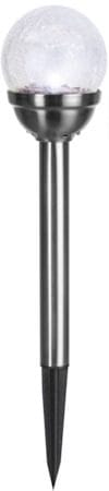 Roma 2 pack Solcellspollare 26,5 cm - silver/klar - Belysning - Utelampor & utomhusbelysning - Pollare