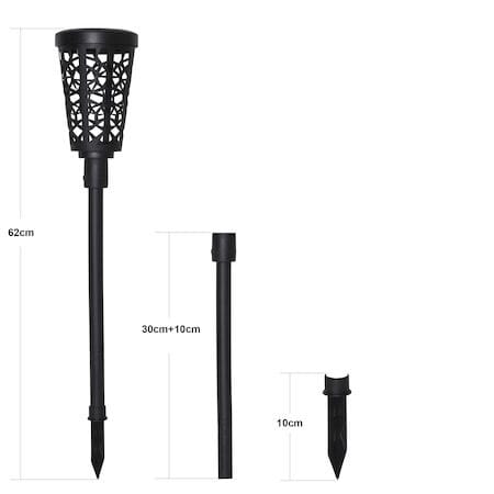 Sinnia Solcellspollare 62 cm - svart - Belysning - Utelampor & utomhusbelysning - Pollare