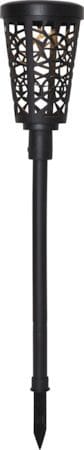 Sinnia Solcellspollare 62 cm - svart - Belysning - Utelampor & utomhusbelysning - Pollare