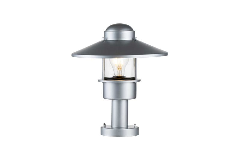 Sockellampa Elstead Lighting Klampenborg Silver - Silver - Belysning - Utelampor & utomhusbelysning - Stolplykta & grindlykta
