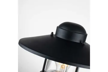 Sockellampa Elstead Lighting Klampenborg Svart - Svart - Belysning - Utelampor & utomhusbelysning - Stolplykta & grindlykta