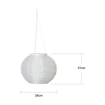 Festival Solcellsdekoration 25 cm - vit - Belysning - Utelampor & utomhusbelysning - Solcellsbelysning