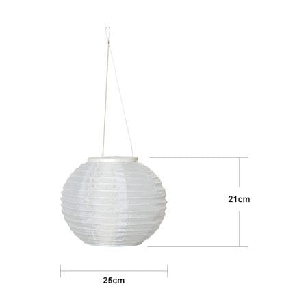 Festival Solcellsdekoration 25 cm - vit - Belysning - Utelampor & utomhusbelysning - Solcellsbelysning