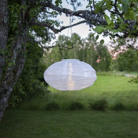 Festival Solcellsdekoration 35 cm - vit - Belysning - Utelampor & utomhusbelysning - Solcellsbelysning