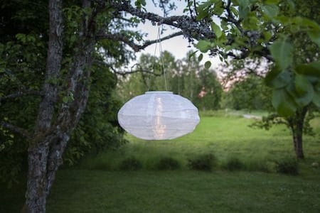 Festival Solcellsdekoration 35 cm - vit - Belysning - Utelampor & utomhusbelysning - Solcellsbelysning