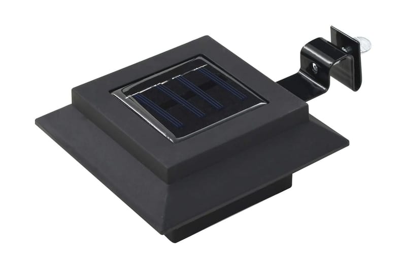 Sollampa LED set 6 st fyrkantig 12 cm svart - be Basic - Trädgårdsbelysning - Solcellsbelysning