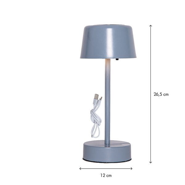 Solei Solcellslampa 26,5 cm - mild blå - Belysning - Utelampor & utomhusbelysning - Bordslampa utomhus