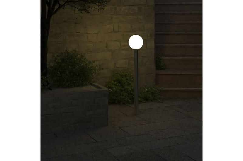 Trädgårdslampa 1 lampa 110 cm - Vit - Stolplykta & grindlykta
