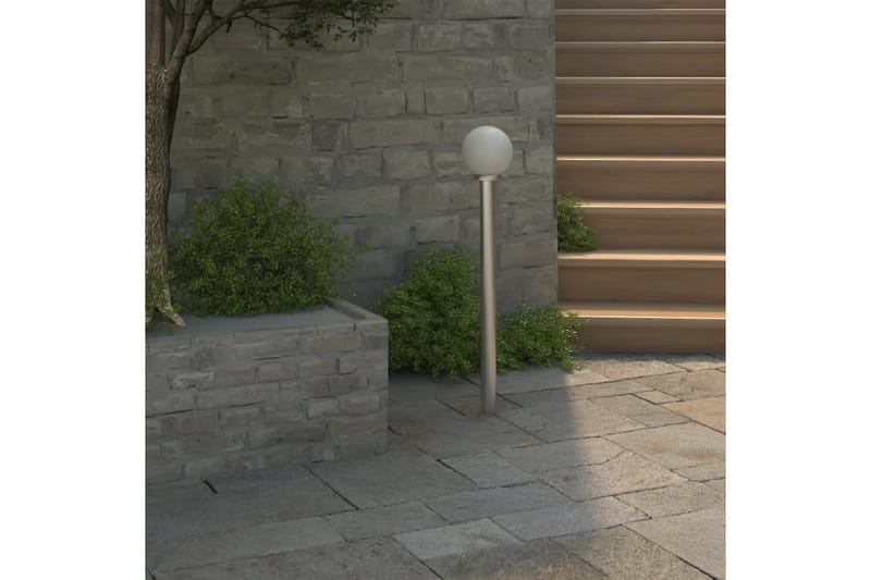 Trädgårdslampa 1 lampa 110 cm - Vit - Stolplykta & grindlykta