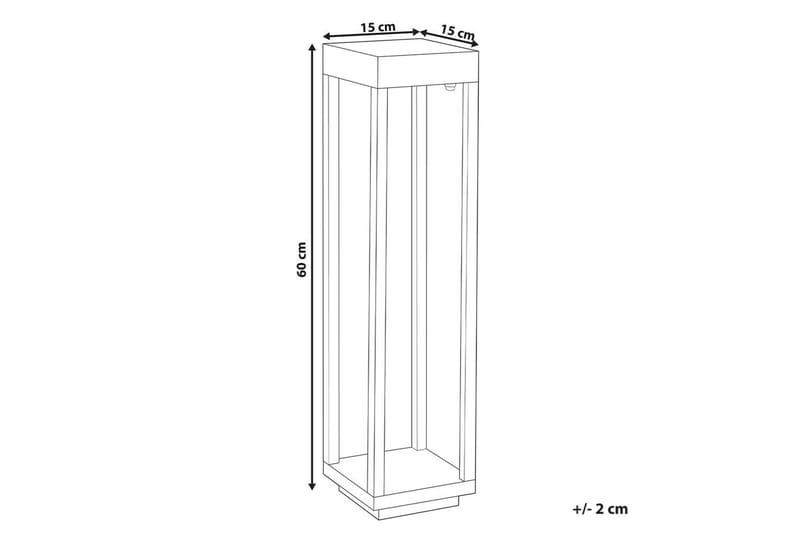 Tamorg LED Solcellsbelysning 60 cm - Svart - Belysning - Utelampor & utomhusbelysning - Solcellsbelysning