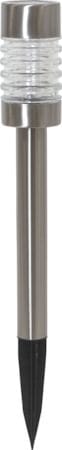 Terni Solcellspollare 42 cm - silver - Belysning - Utelampor & utomhusbelysning - Pollare