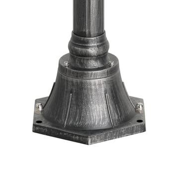 Trädgårdslykta Navedo - Svart/Silverpatina, 2000 mm - Belysning - Utelampor & utomhusbelysning - Stolplykta & grindlykta