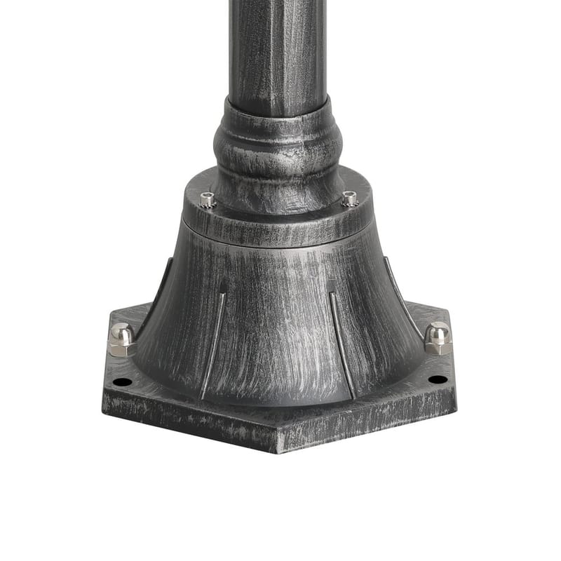 Trädgårdslykta Navedo - Svart/Silverpatina, 2000 mm - Belysning - Utelampor & utomhusbelysning - Stolplykta & grindlykta