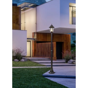 Trädgårdslykta Navedo - Svart/Silverpatina, 2000 mm - Belysning - Utelampor & utomhusbelysning - Stolplykta & grindlykta