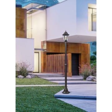 Trädgårdslykta Navedo - Svart/Silverpatina, 2000 mm - Belysning - Utelampor & utomhusbelysning - Stolplykta & grindlykta