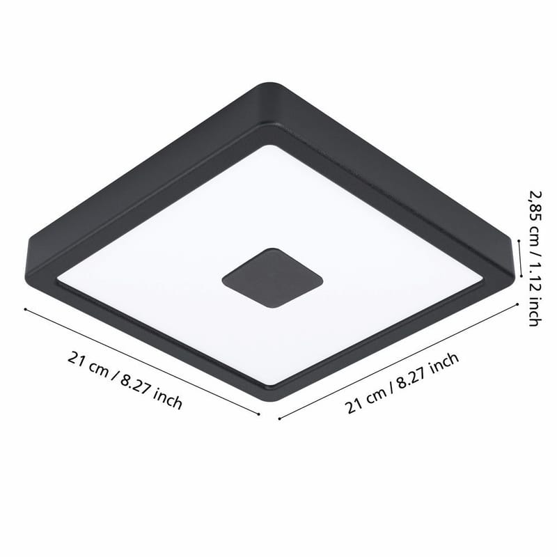 Utanpåliggande lampa Iphias - 21 cm - Belysning - Utelampor & utomhusbelysning - Taklampa utomhus