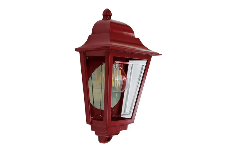 Utomhusvägglampa Elstead Lighting Deco Lane Röd, Röd