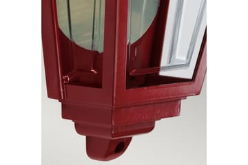 Utomhusvägglampa Elstead Lighting Deco Lane Röd - Röd - Belysning - Utelampor & utomhusbelysning - Fasadbelysning & vägglyktor