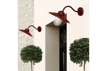 Utomhusvägglampa Elstead Lighting Klampenborg Oxidröd - Oxidröd - Belysning - Utelampor & utomhusbelysning - Fasadbelysning & vägglyktor