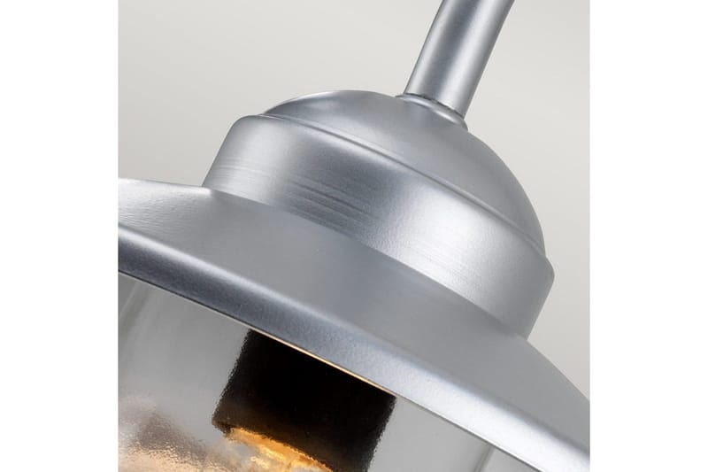 Utomhusvägglampa Elstead Lighting Klampenborg Silver - Silver - Belysning - Utelampor & utomhusbelysning - Fasadbelysning & vägglyktor